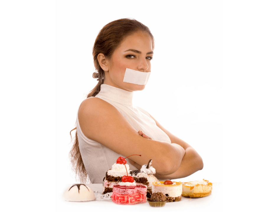 απαγόρευση των γλυκών κατά τη διάρκεια μιας δίαιτας με φαγόπυρο
